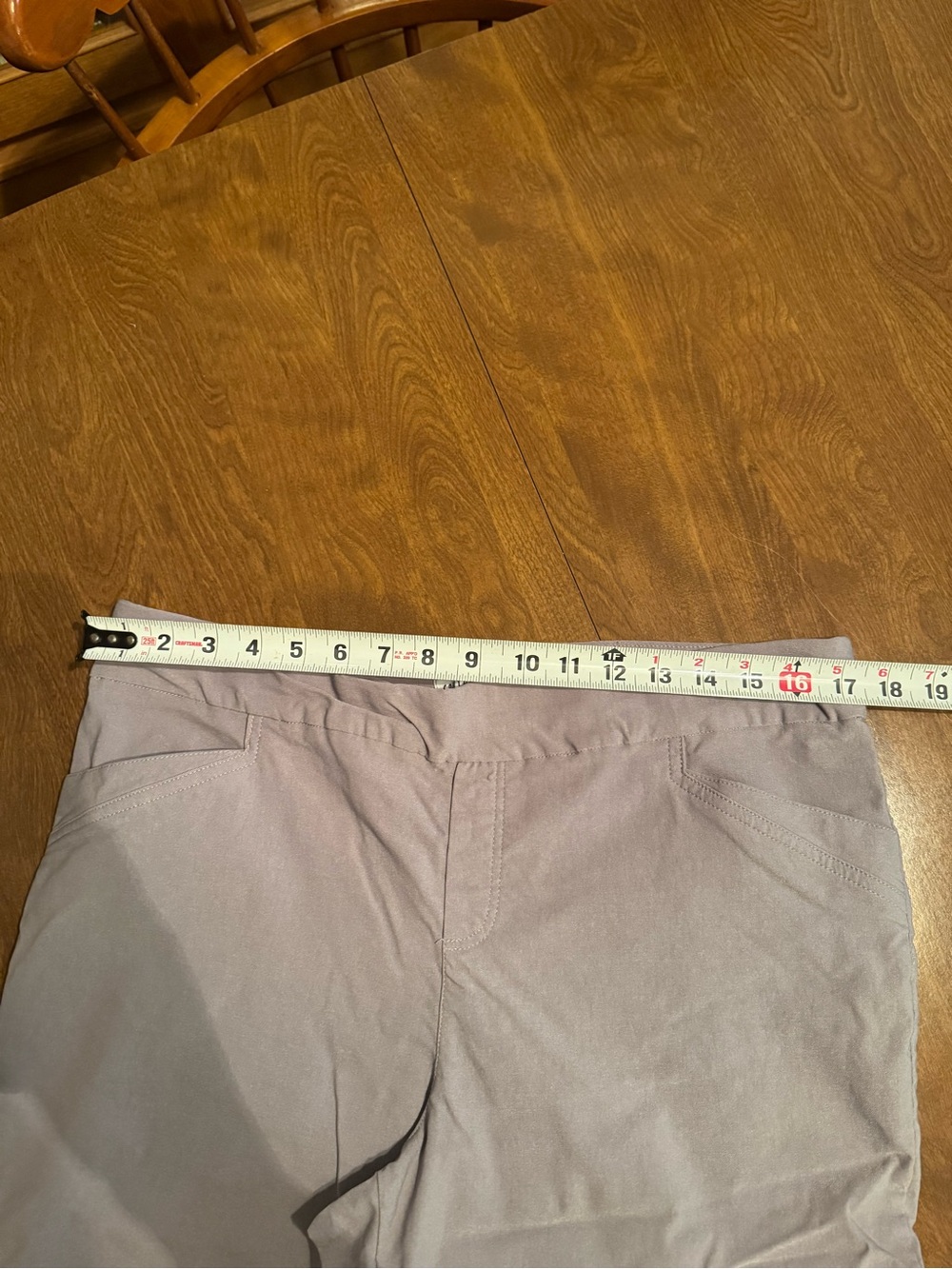 Southern Lady Gray Stretch Capris - Picture 7 of 8